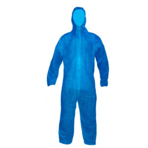 لباس محافظ یکسره آبی